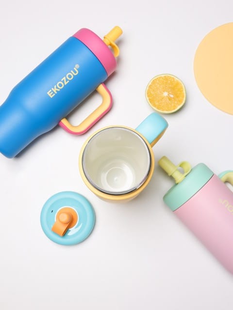 แก้วน้ำเก็บความเย็น เคลือบเซรามิก EKOZOU EKO JOOB ขนาด 360 มล. (สีน้ำเงิน)_2